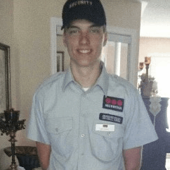 Me as a security guard